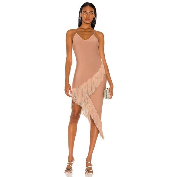 ELLIATT X REVOLVE Claire Dress in Nude size XS NWT$255 - Picture 4 of 7